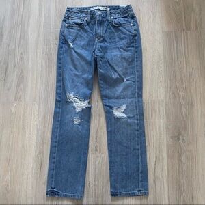 Lovers + Friends Denim Carter Distressed Jean Sz 24
